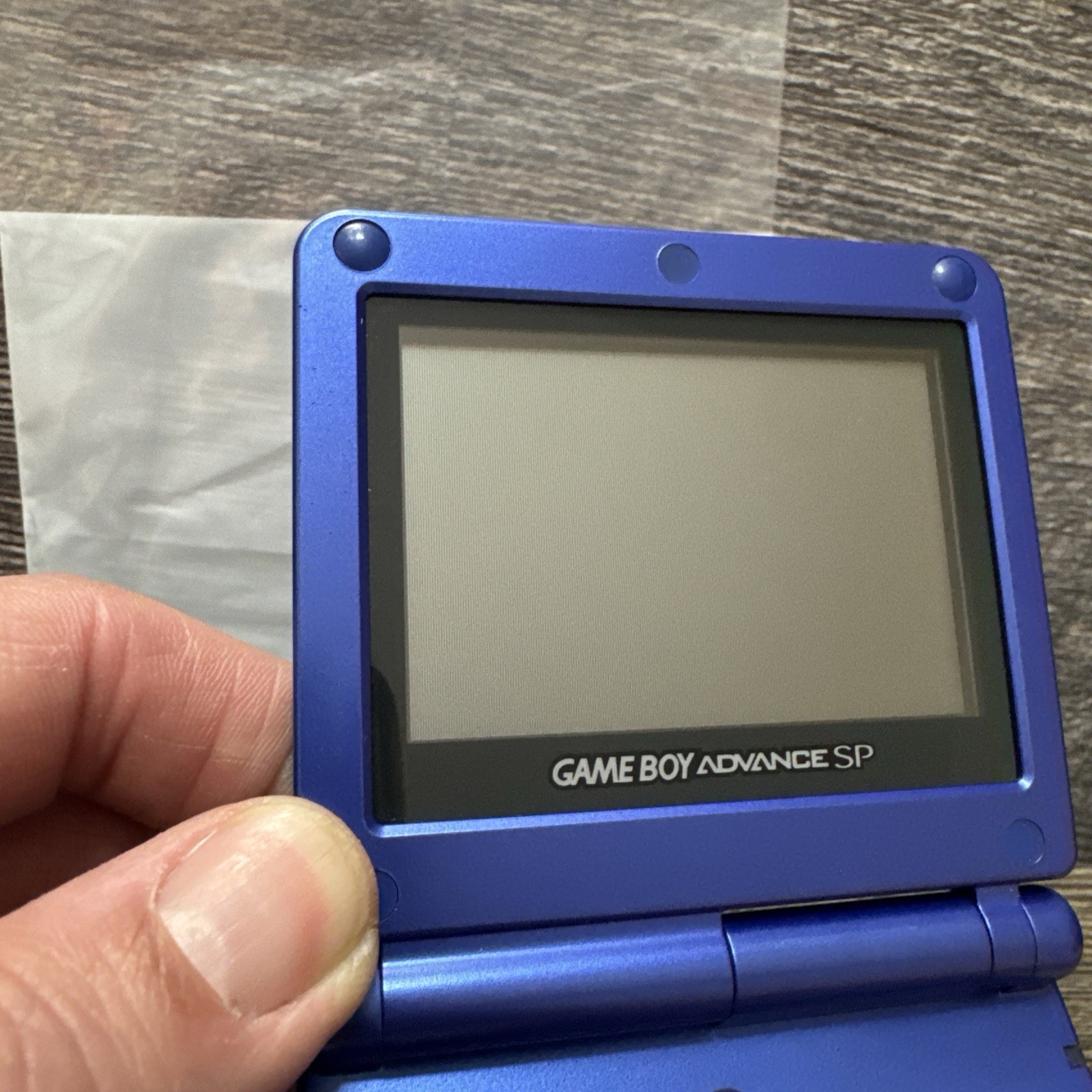 Nintendo Game Boy Advance SP Console – Cobalt Blue – Tested W/ Charger Clean