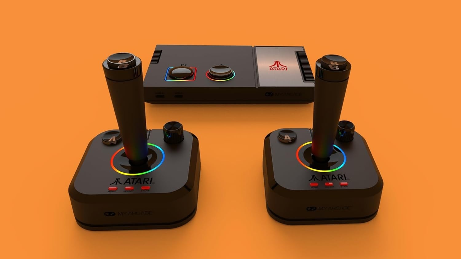 Atari Game Station Pro: Retro Gaming Hub with 200+ Titles & Wireless Controllers