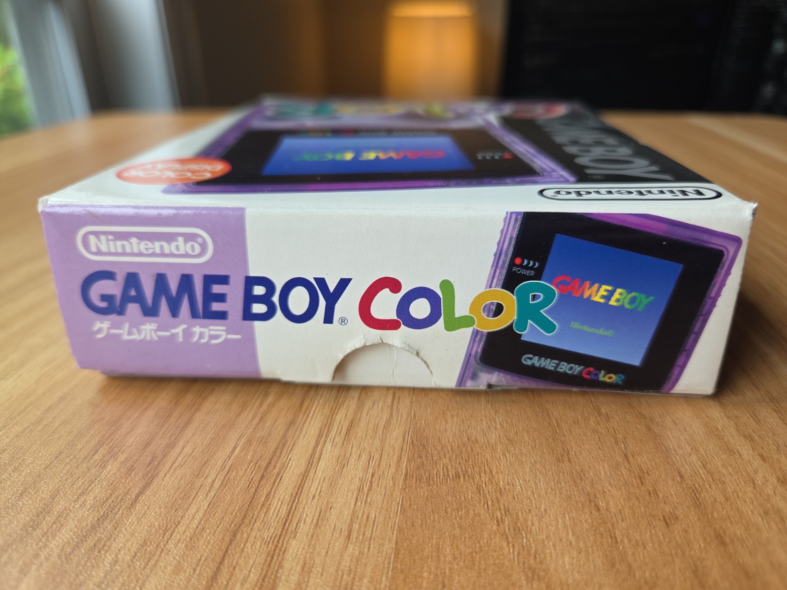 Nintendo Gameboy Color GBC Atomic Purple CGB-001 Handheld System Complete in Box