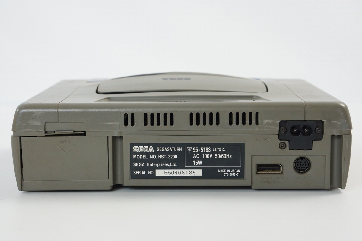 Sega Saturn GREY Console Tested System FREE SHIPPING HST-3200 NTSC-J B50131047