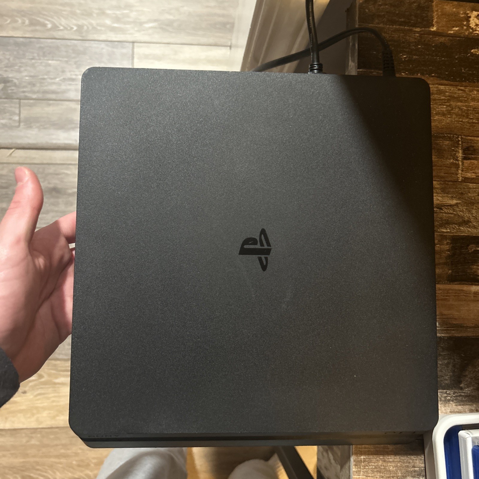 Sony PlayStation 4 500gb Jet Black Console With three Controllers and Wires