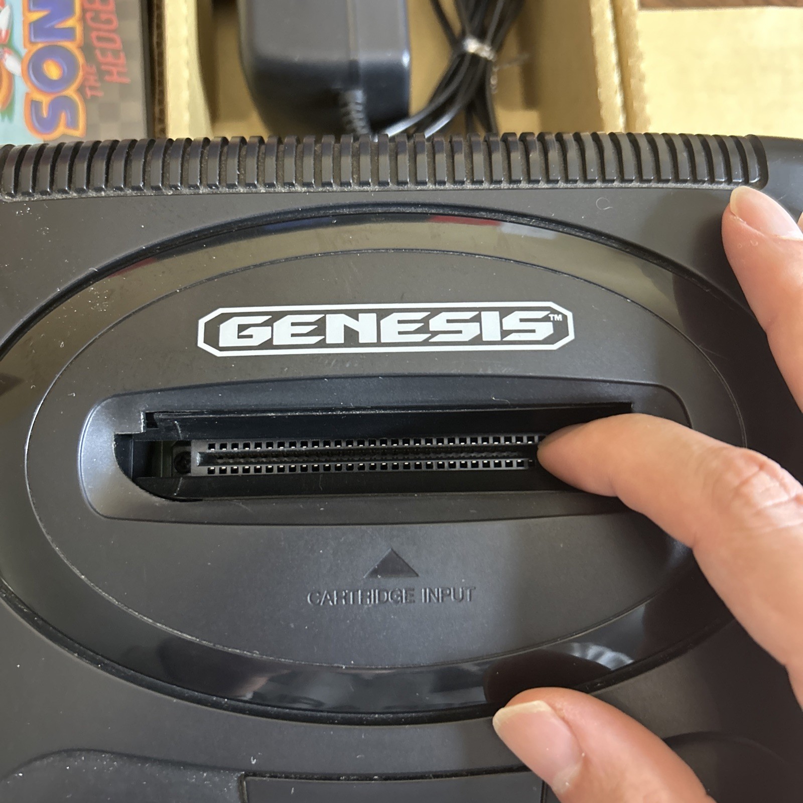 Sega Genesis Model 2 Console Complete in Box Sonic 2 Bundle Manual Reg Card Post
