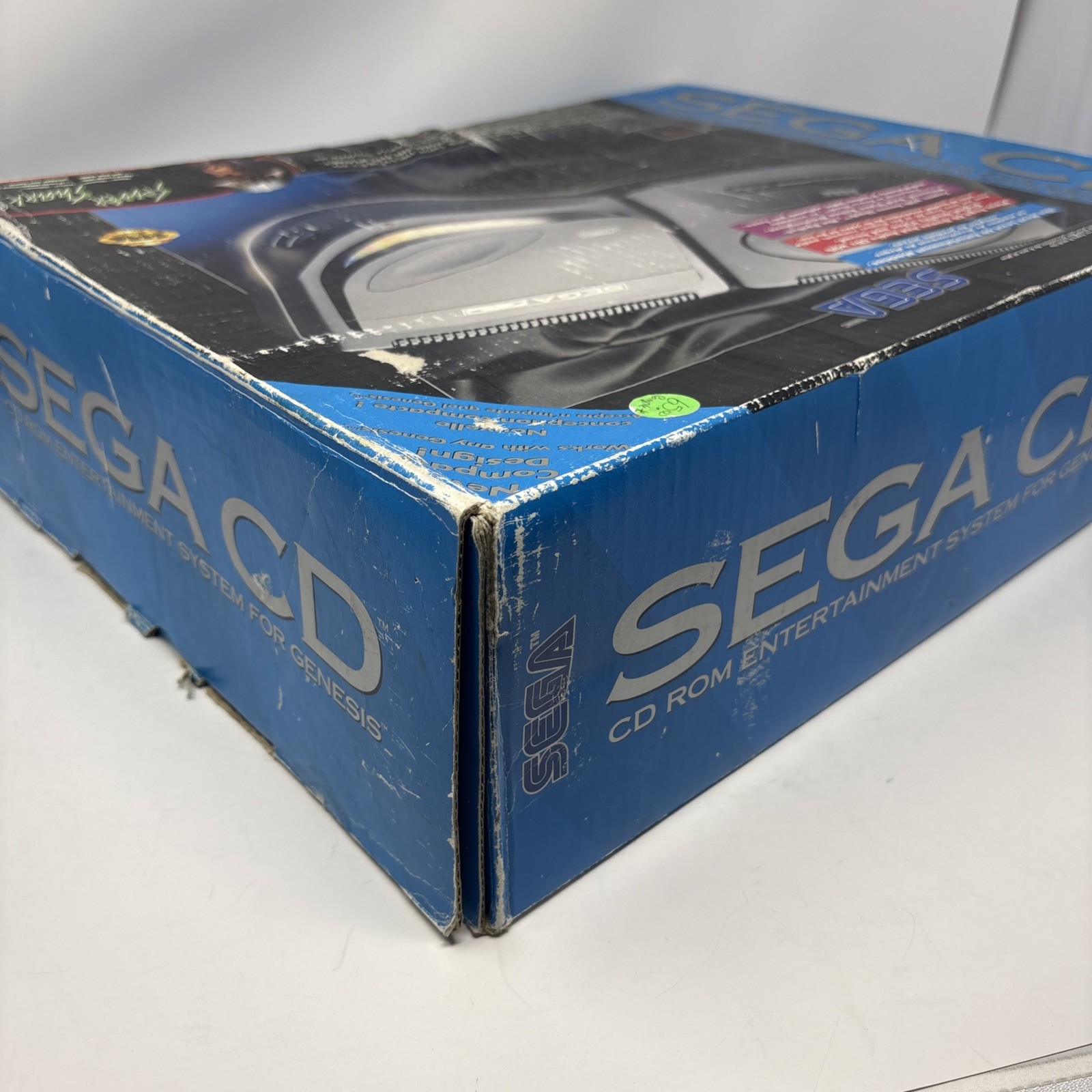 EMPTY BOX Sega CD Console System Original Box Only w/ Manual – NO CONSOLE