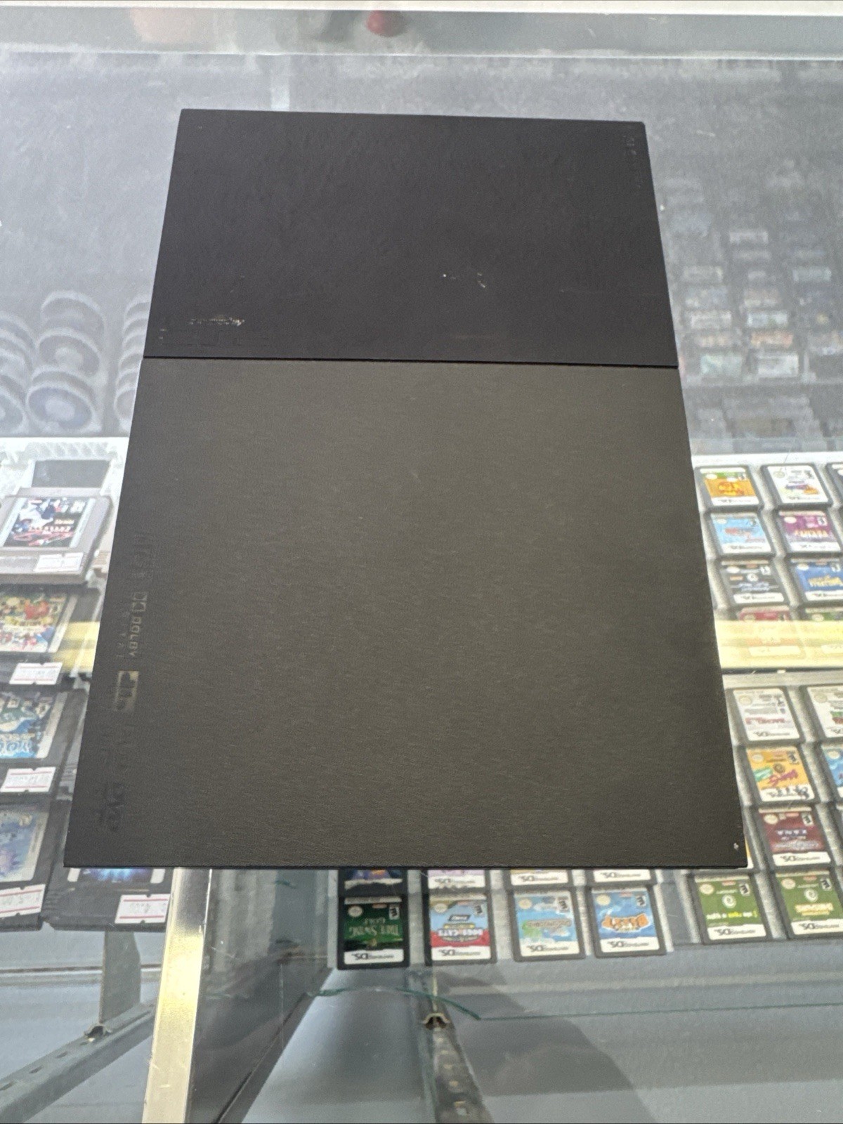 Sony PlayStation 2 Slim Launch Edition Charcoal Black Console ) CIB Tested