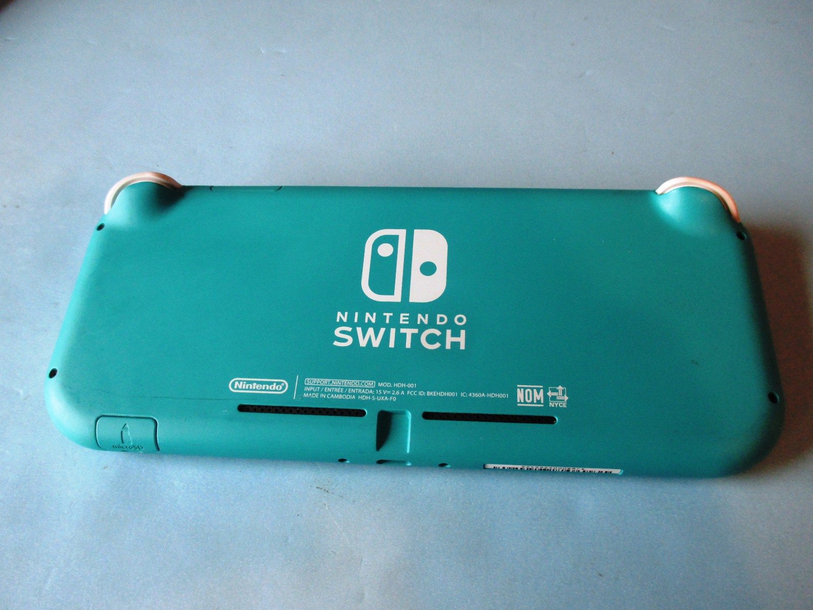 Nintendo Switch Lite Turquoise Aqua System w/Case & Charger FREE Ship!