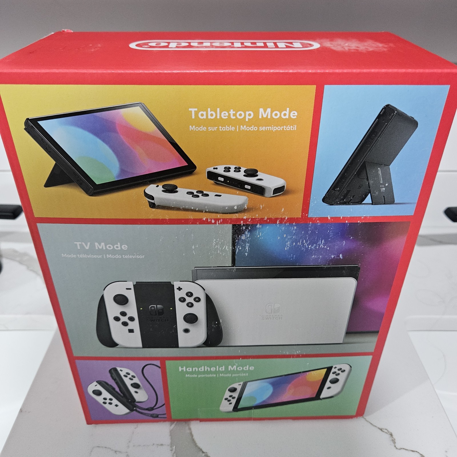 Nintendo Switch OLED Model Handheld Console – 64GB – White, NEW
