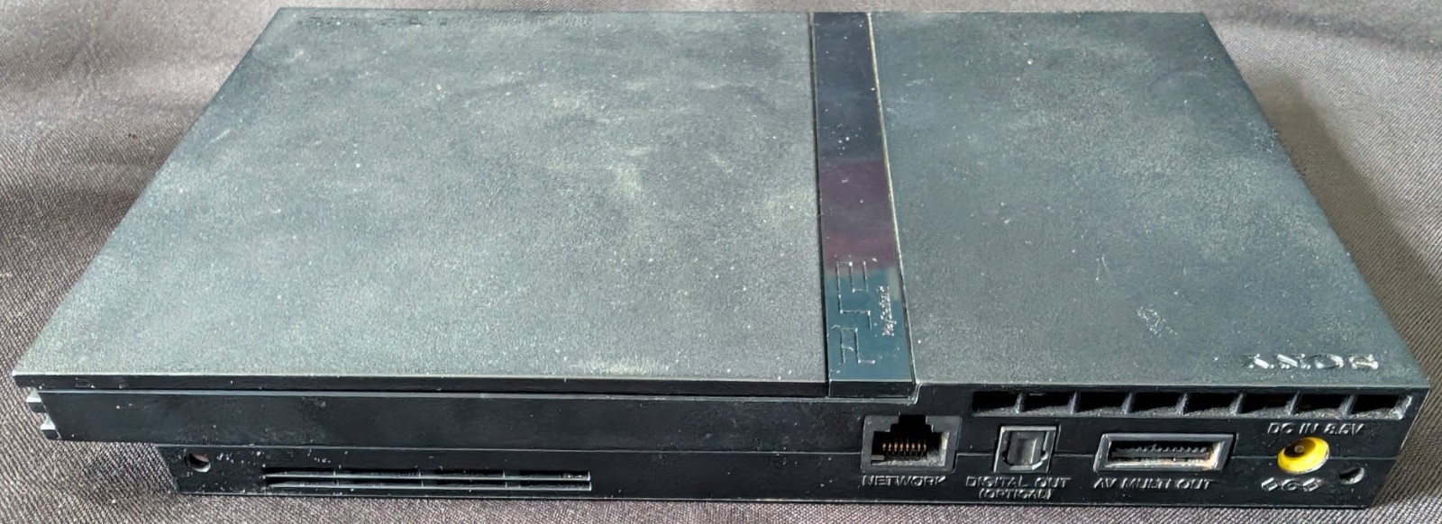 Sony PS2 Slim SCPH-75001 Console Controller Power/AV Cables Bundle Battlefront 2