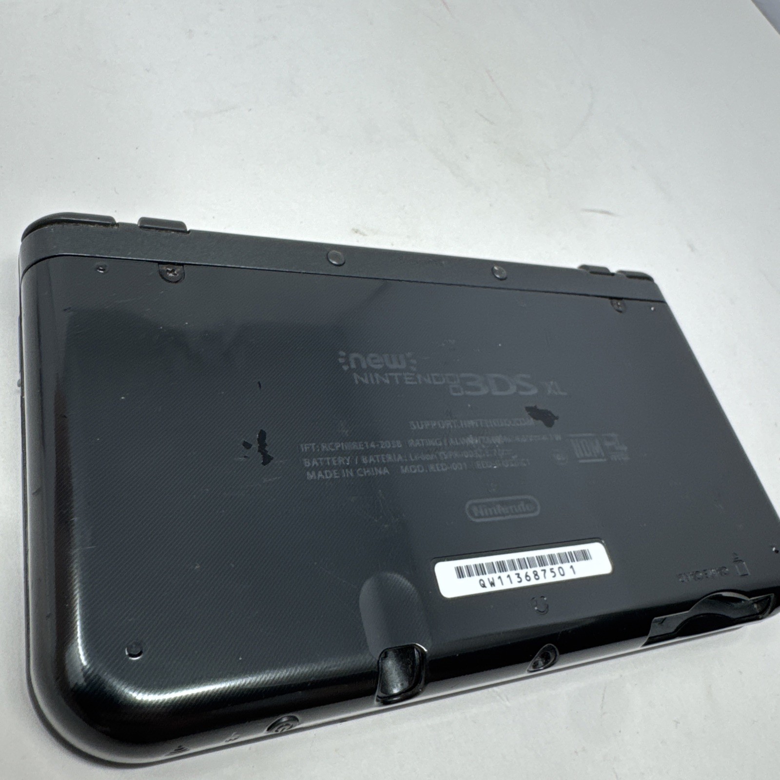 Nintendo New 3DS XL 4Gb SD card + Charger Silver Gray Black – Tested