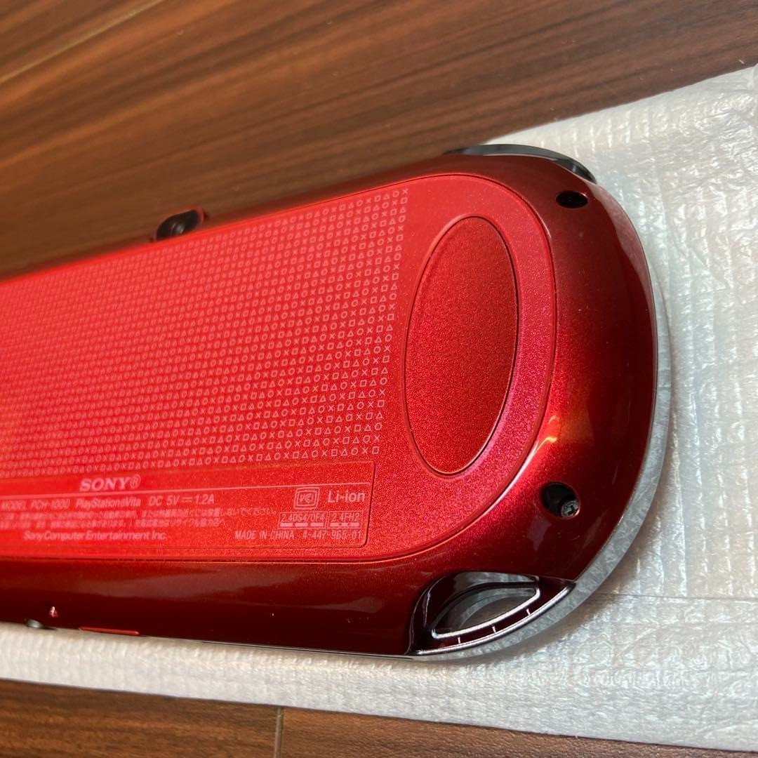 PSVita 1000 Cosmic Red Console 3686 From Japan