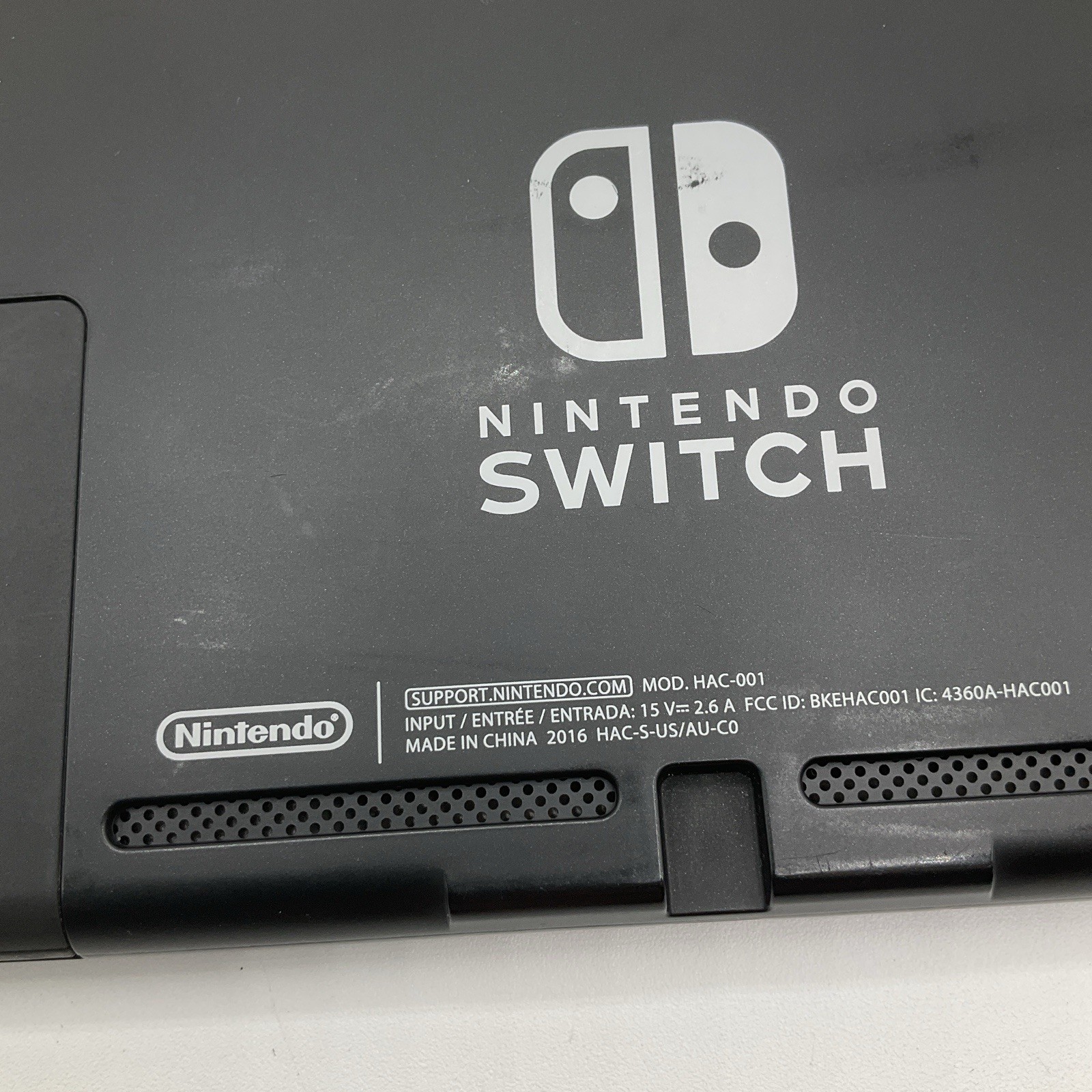 Nintendo Switch Console HAC-001 With Black/Gray Joy-Cons