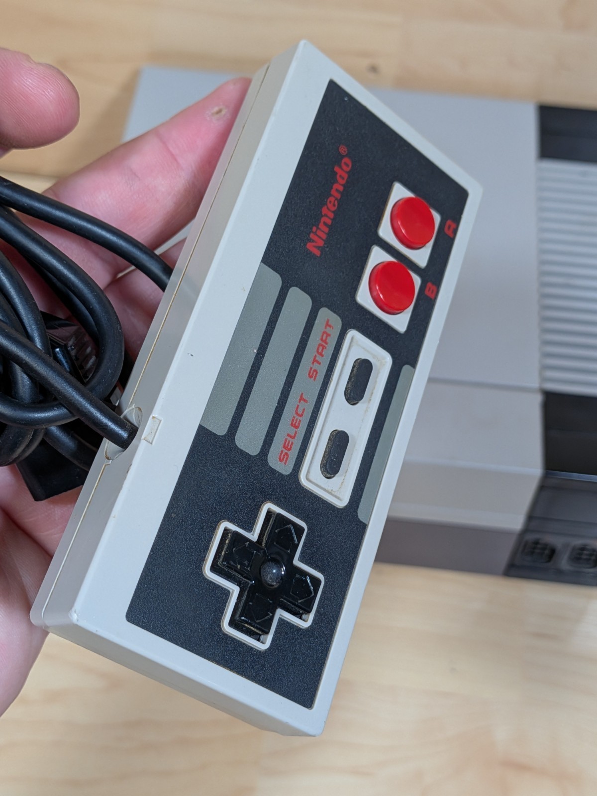 Nintendo Entertainment System NES Console Original OEM W/ Cords Controller