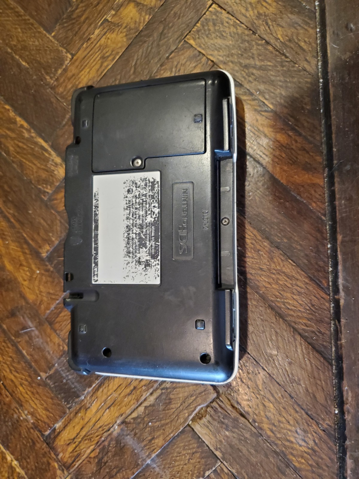 Nintendo DS Silver Handheld System, Works, Shows Wear