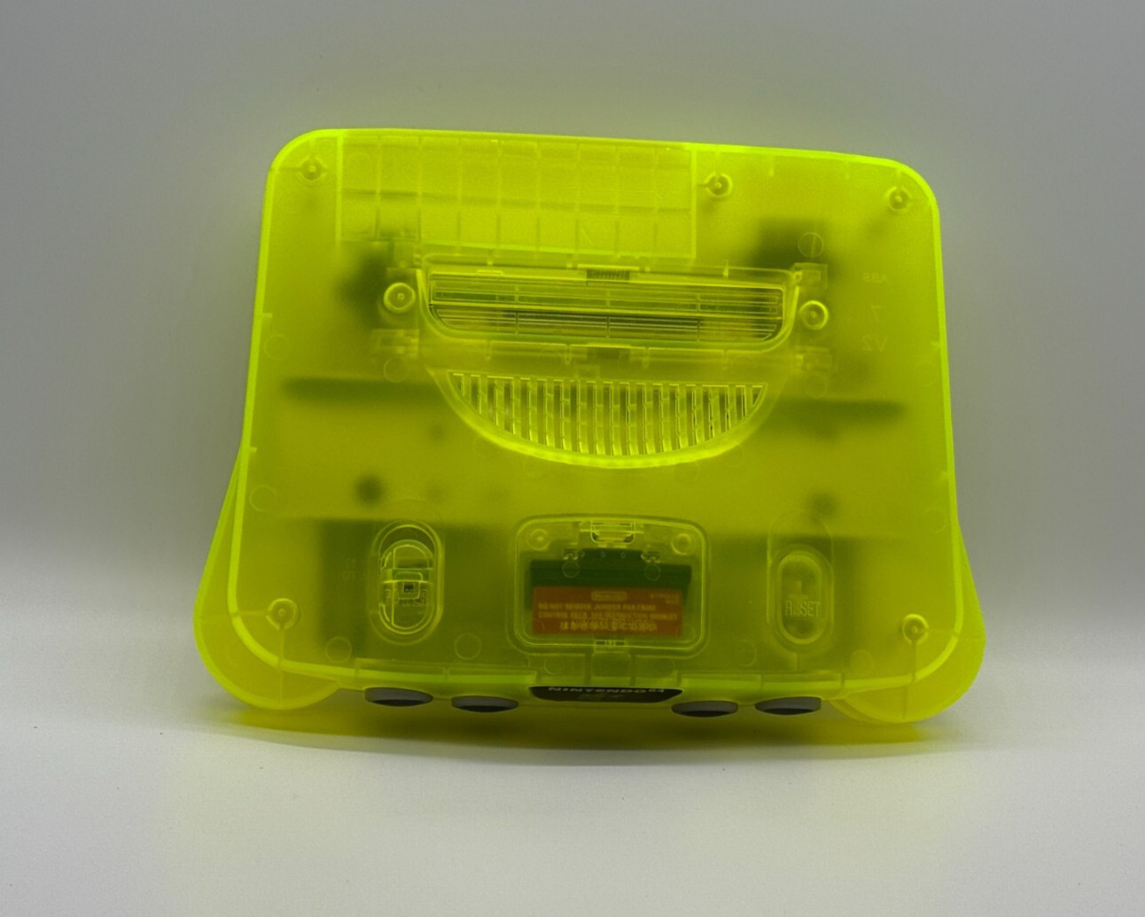 NEW Nintendo 64 N64 Limited Clear Mountain Dew Custom Multi-Color LED Rare