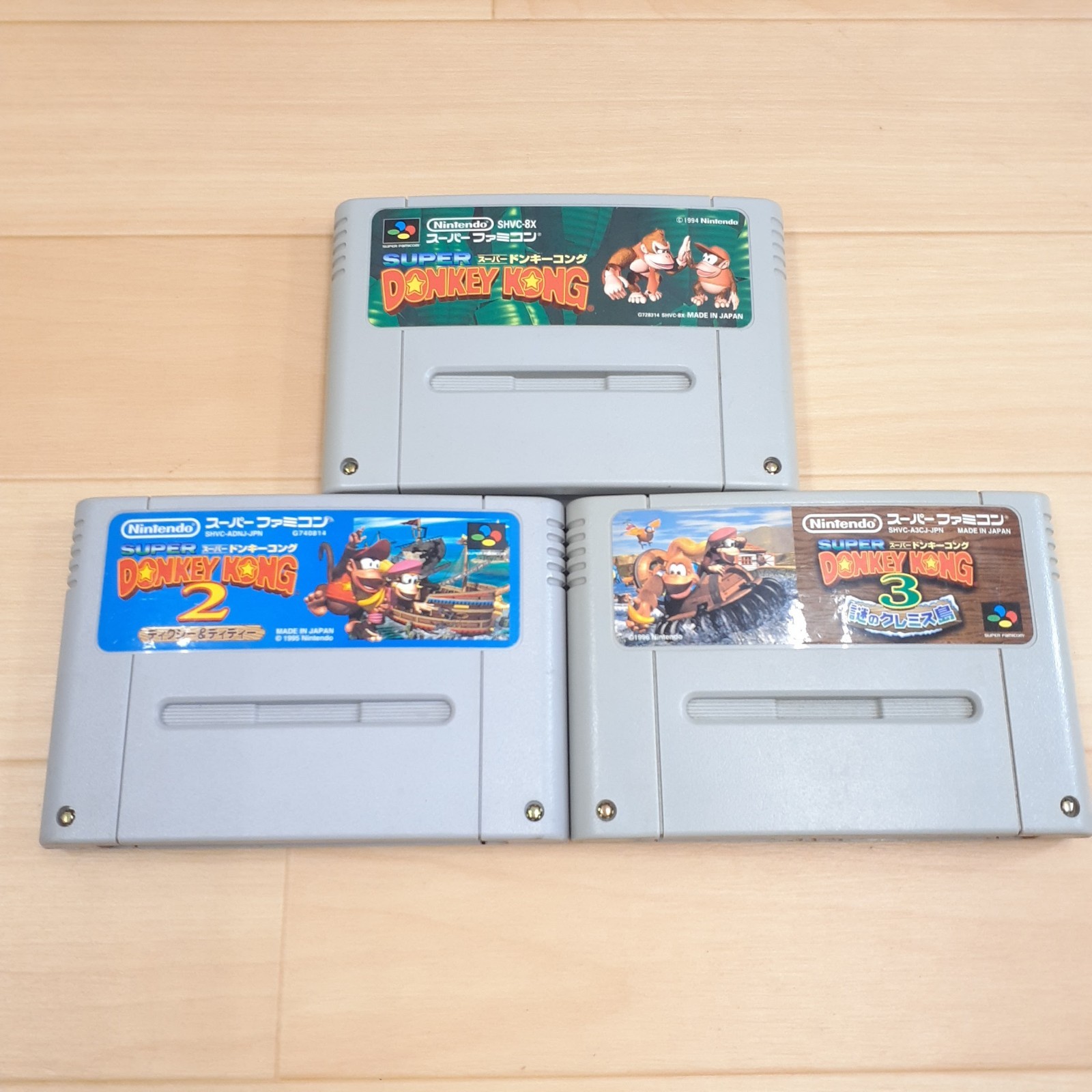 Nintendo Super Famicom Console in box w/ 3 D.Kong games CIB *US DUTY PAID S1109