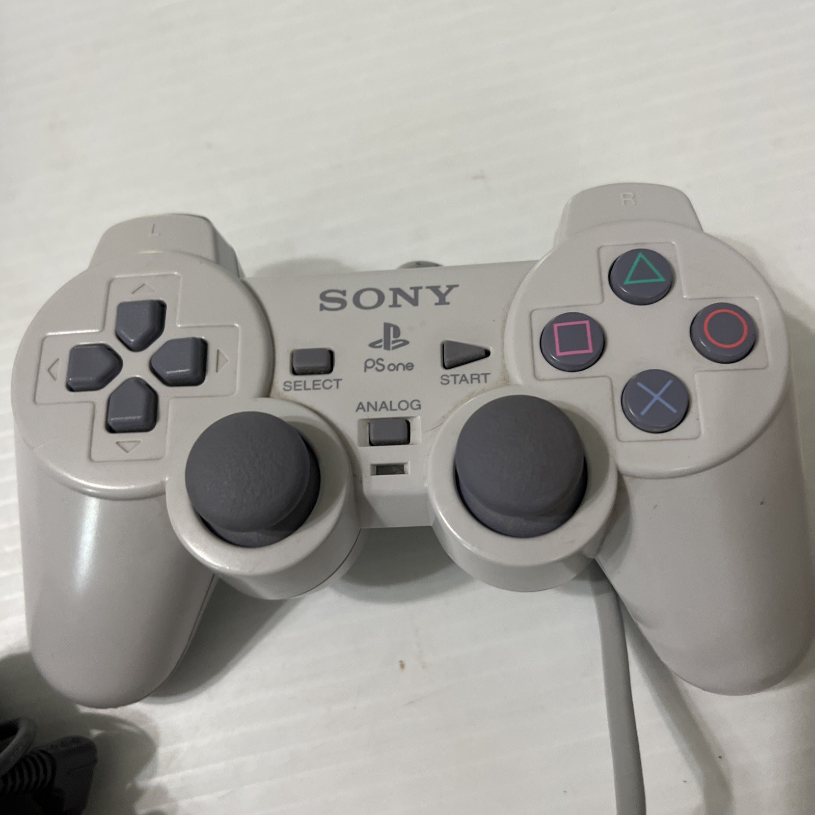 Sony Playstation PS One Video Game Console – White W PS One OEM Controller Works