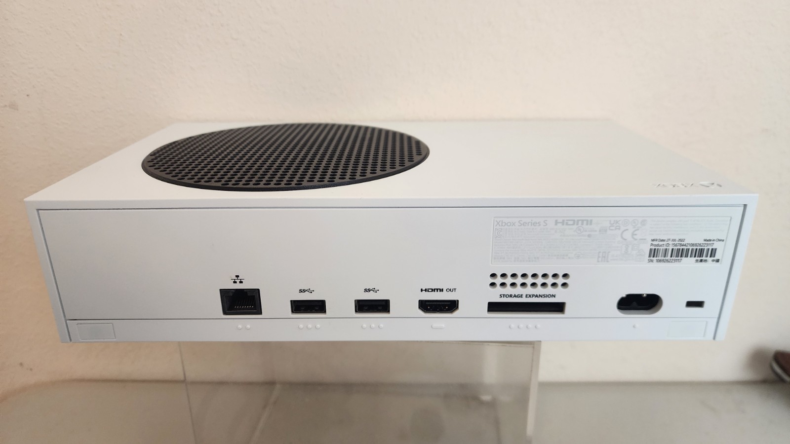 EXC COND Microsoft Xbox Series S 512GB Console Gaming System White 1883