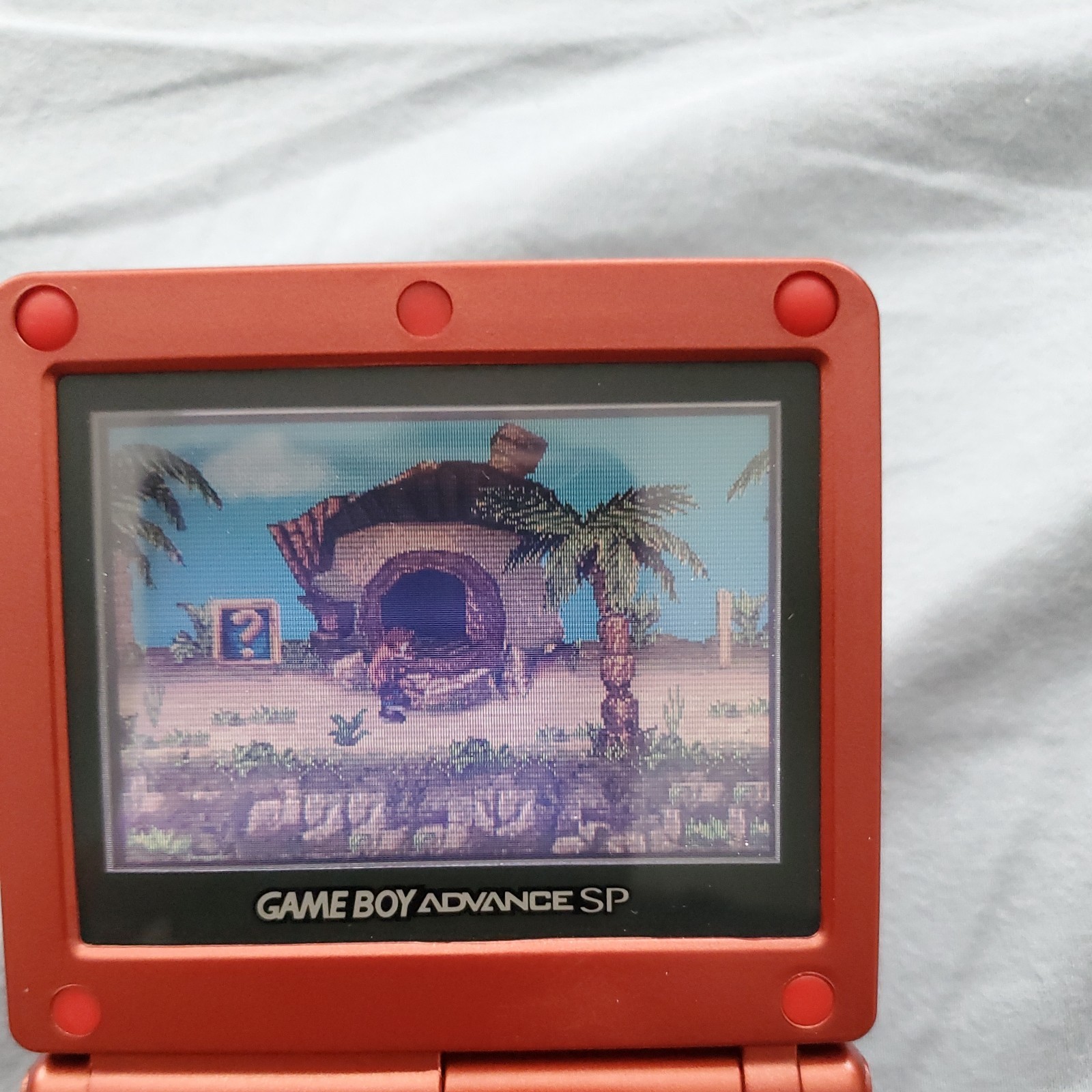 Nintendo GameBoy Advance SP Console w/Charger & 2 Games Working.