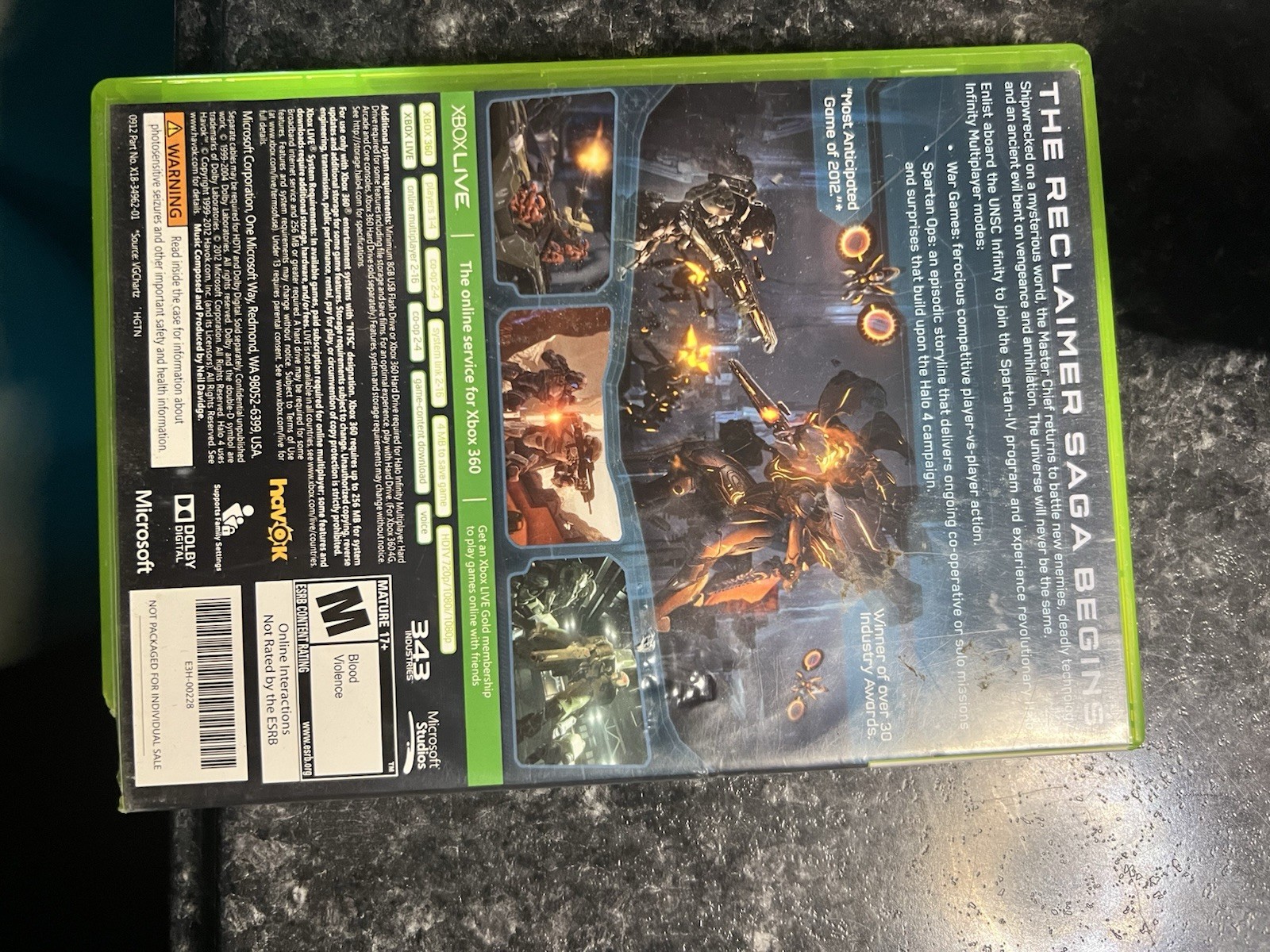 Halo 4 Edition Xbox 360 With Matching Controller *READ DESCRIPTION!*
