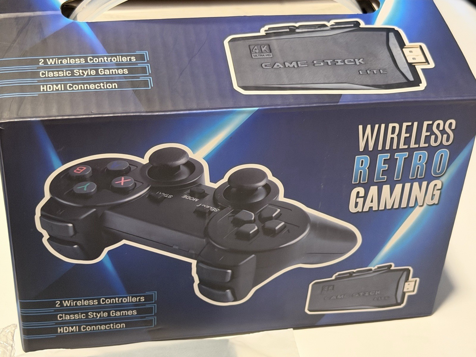 GameStick Game Stick Lite Retro Microconsole 2 Wireless Controllers 4K HDMI
