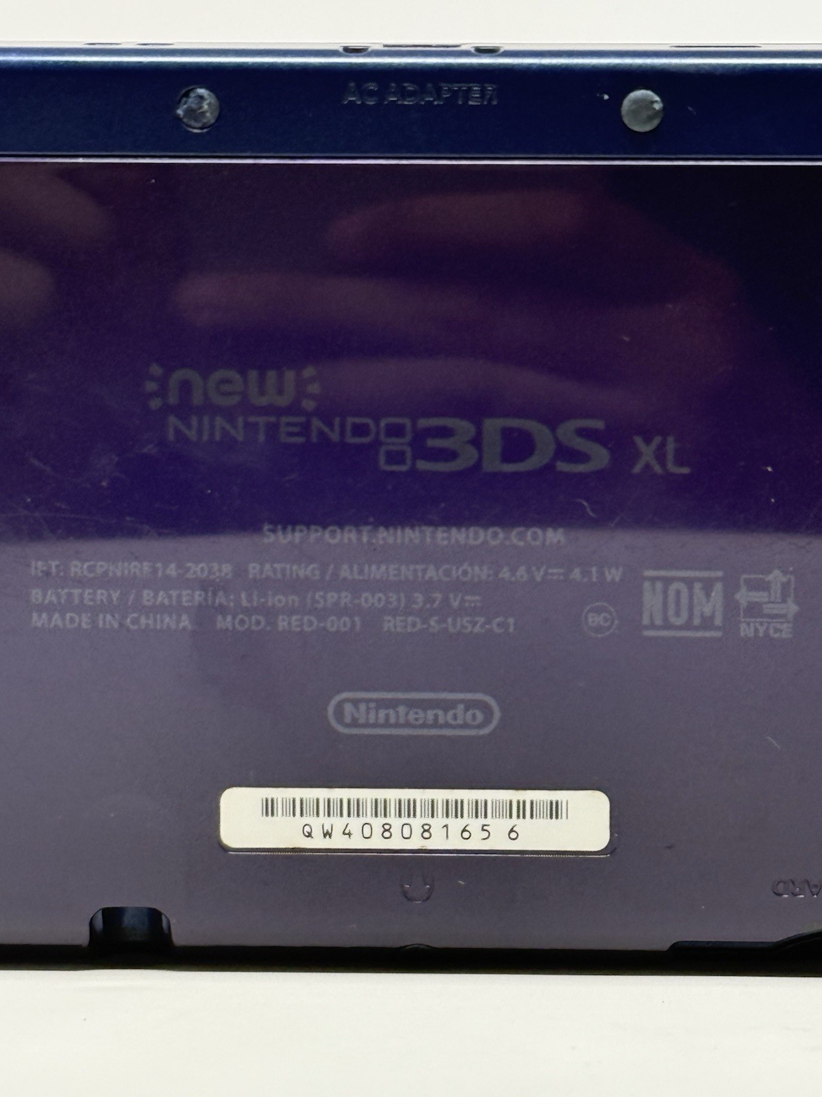 New Nintendo 3DS XL Galaxy Edition Handheld System w Charger US Edition Tested