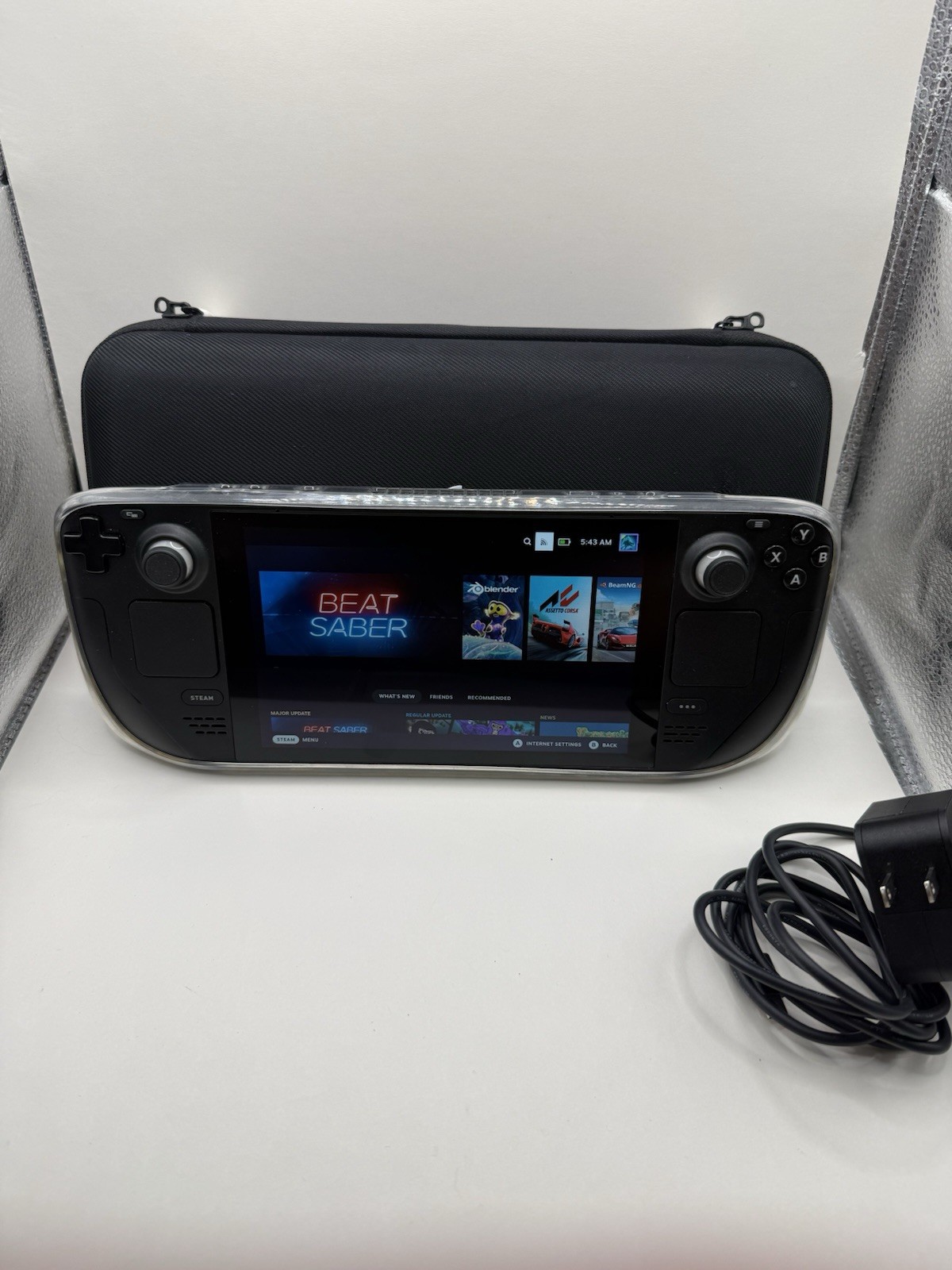 Steam Deck 256GB LCD with Case And Charger – Tested Working