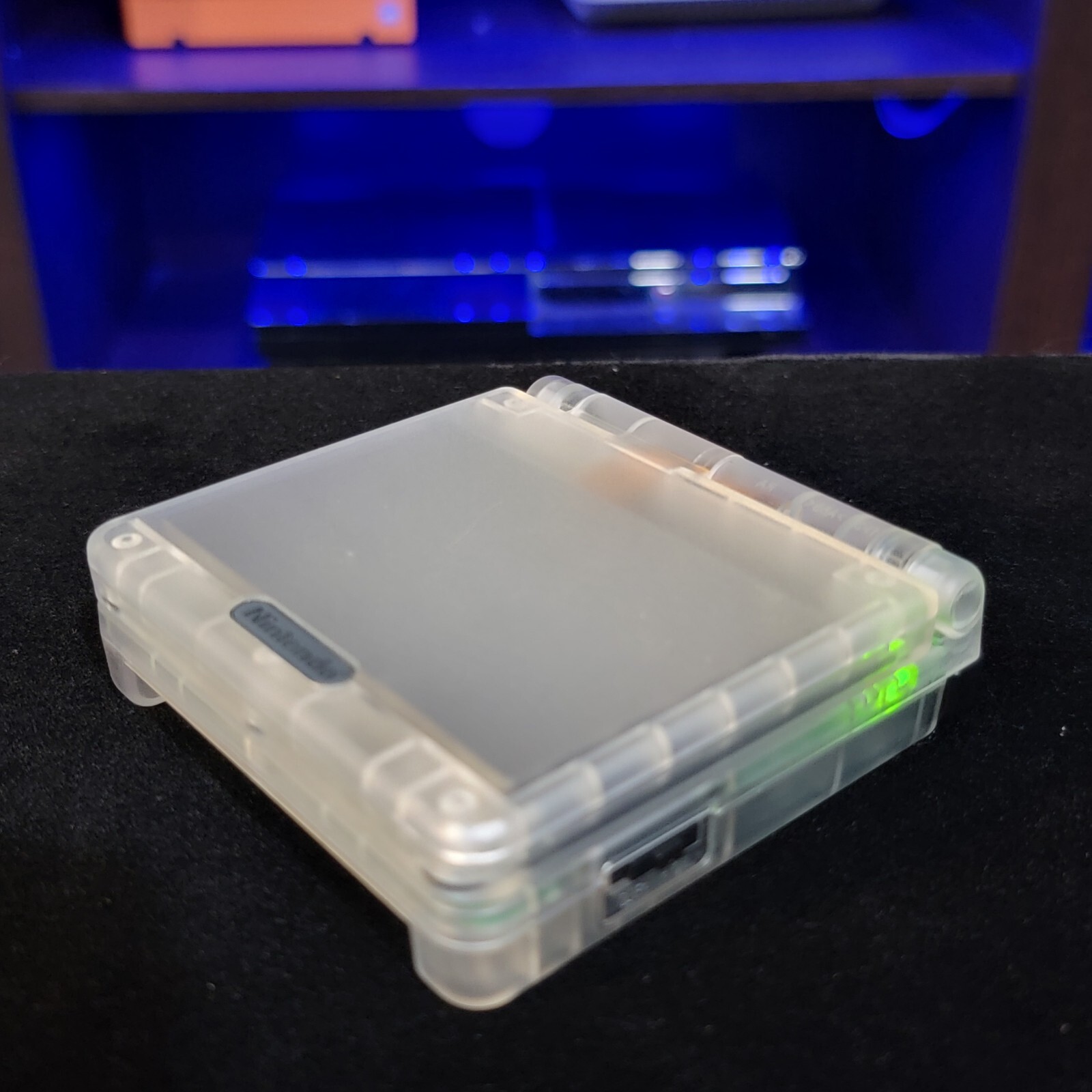 Clear Nintendo Game Boy Advance GBA SP IPS MOD Adjustable Brightness