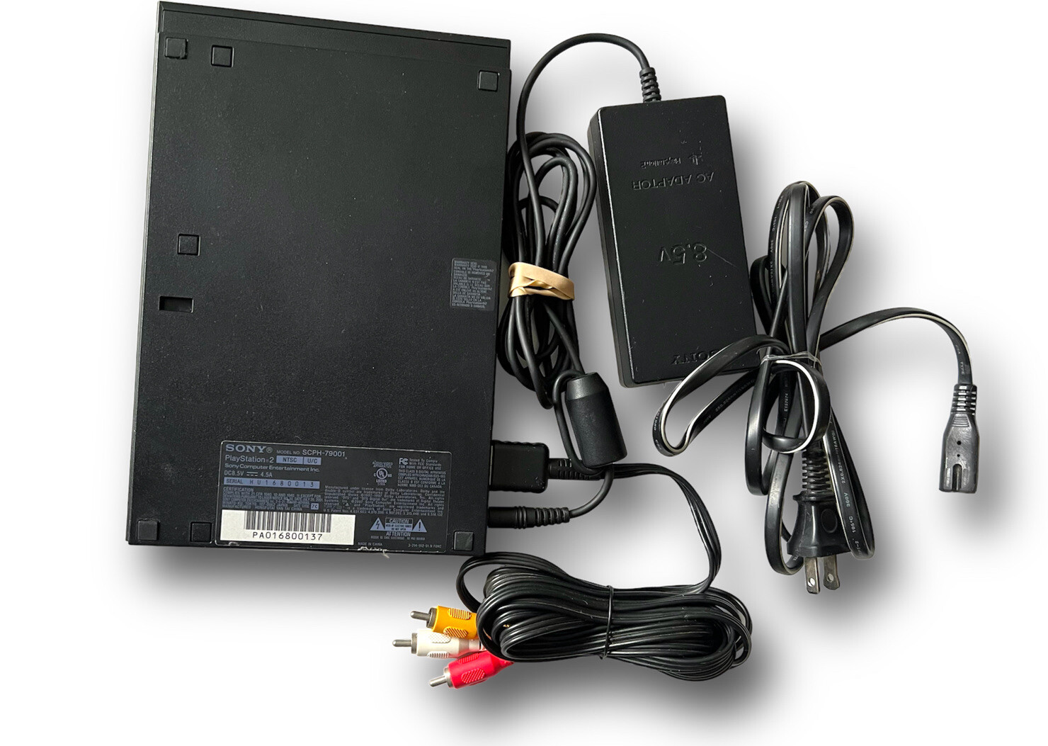 Sony PlayStation 2 – Slim Console – Black Model SCPH-79001 (Parts Only)