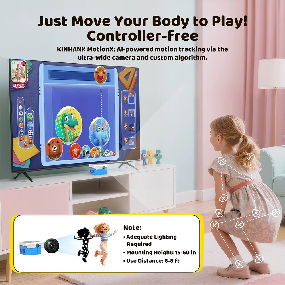 Video Game Console for Kids – MotionX Active Play, Indoor Physical Fun