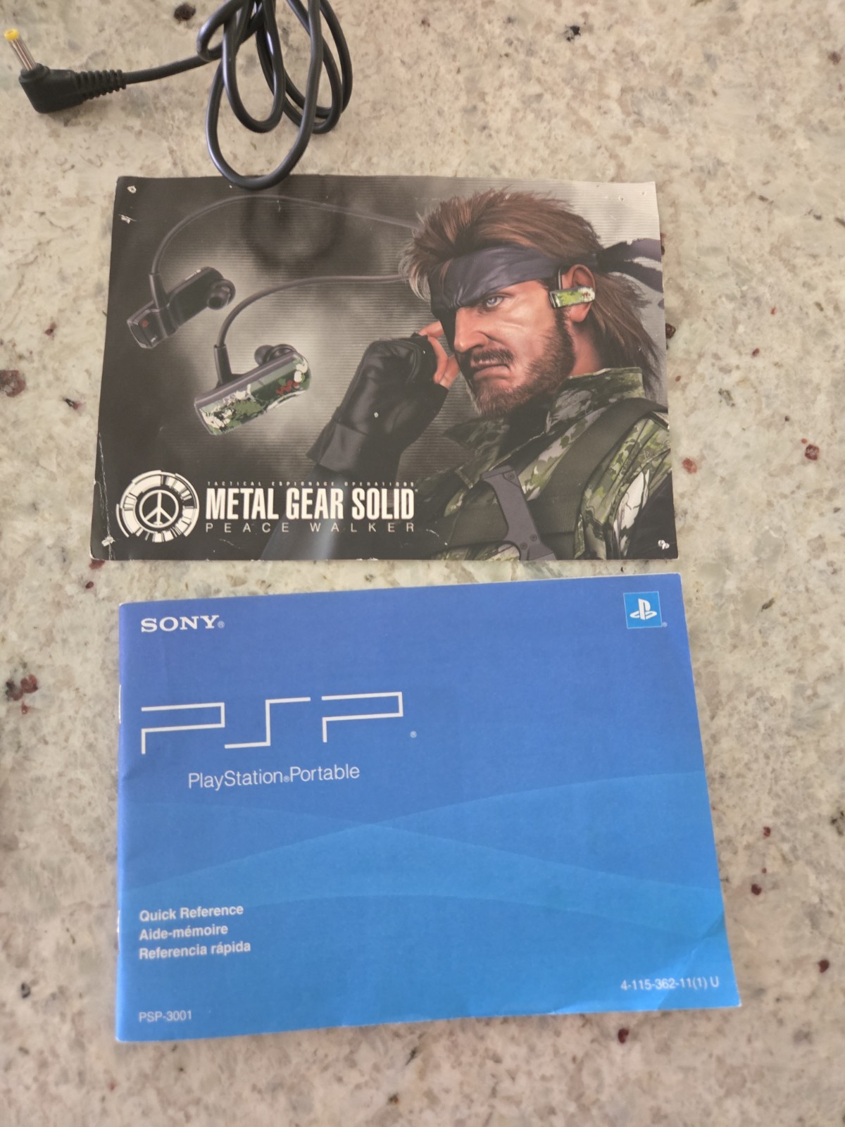 Sony PSP 3001 Metal Gear Solid: Peace Walker Entertainment Pack In Box – Tested