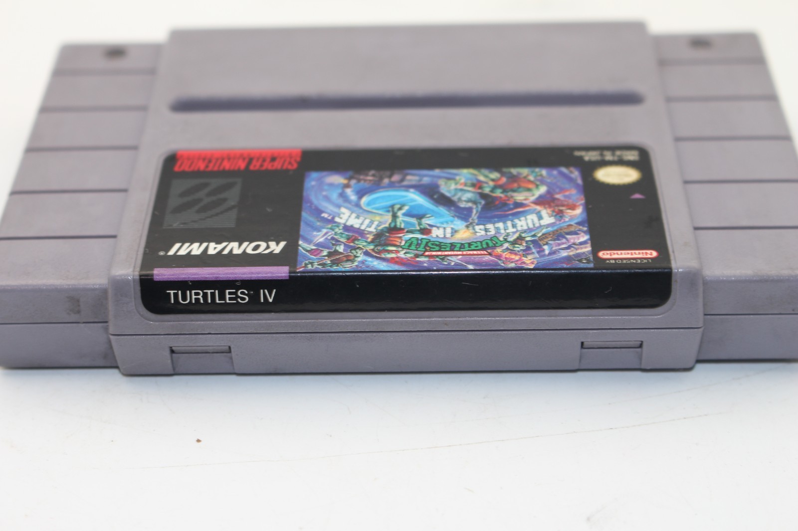 Super Nintendo SNES TMNT Turtles in Time Game Cartridge Only Authentic & Tested