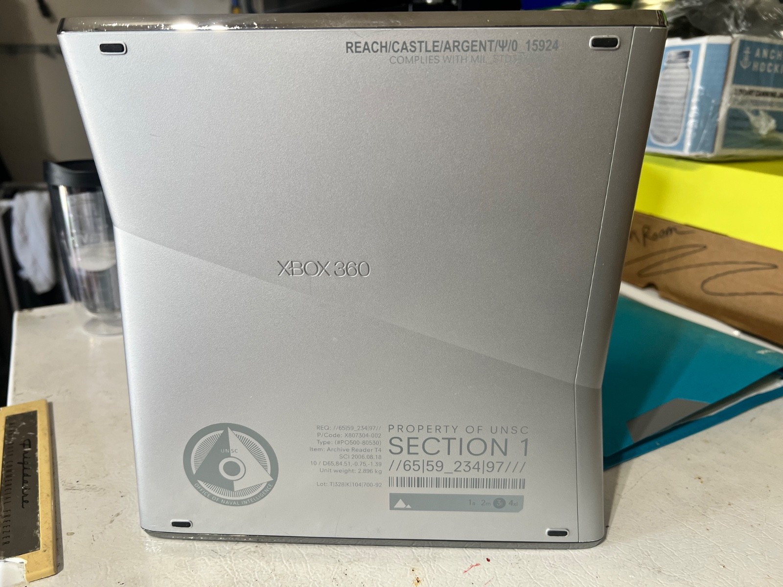 Xbox 360 Console – Limited Edition Halo Reach – Yes Powercord No controllers