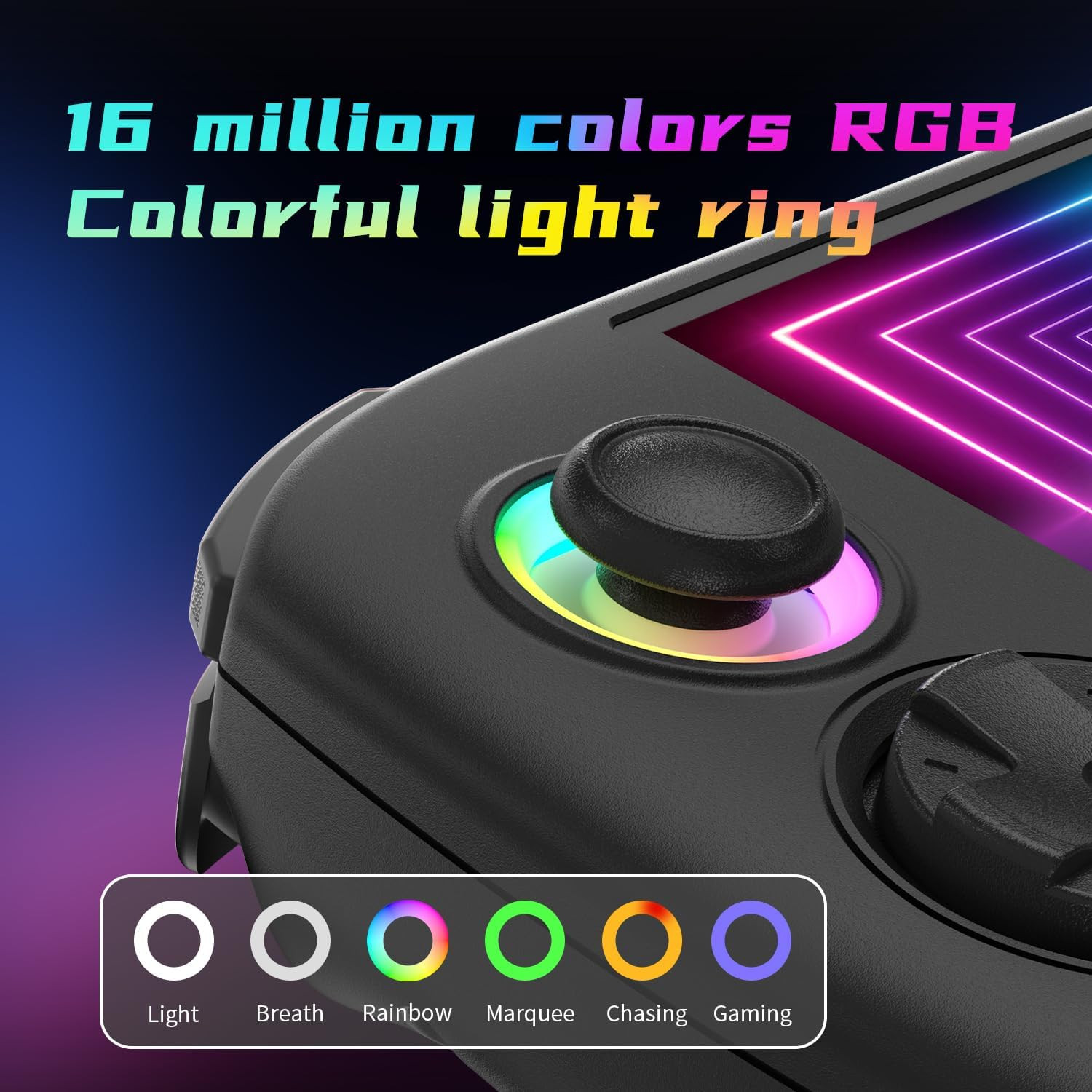 RG Cube Retro Handheld Game Console , Android 13 System Unisoc T820 Processor 3.