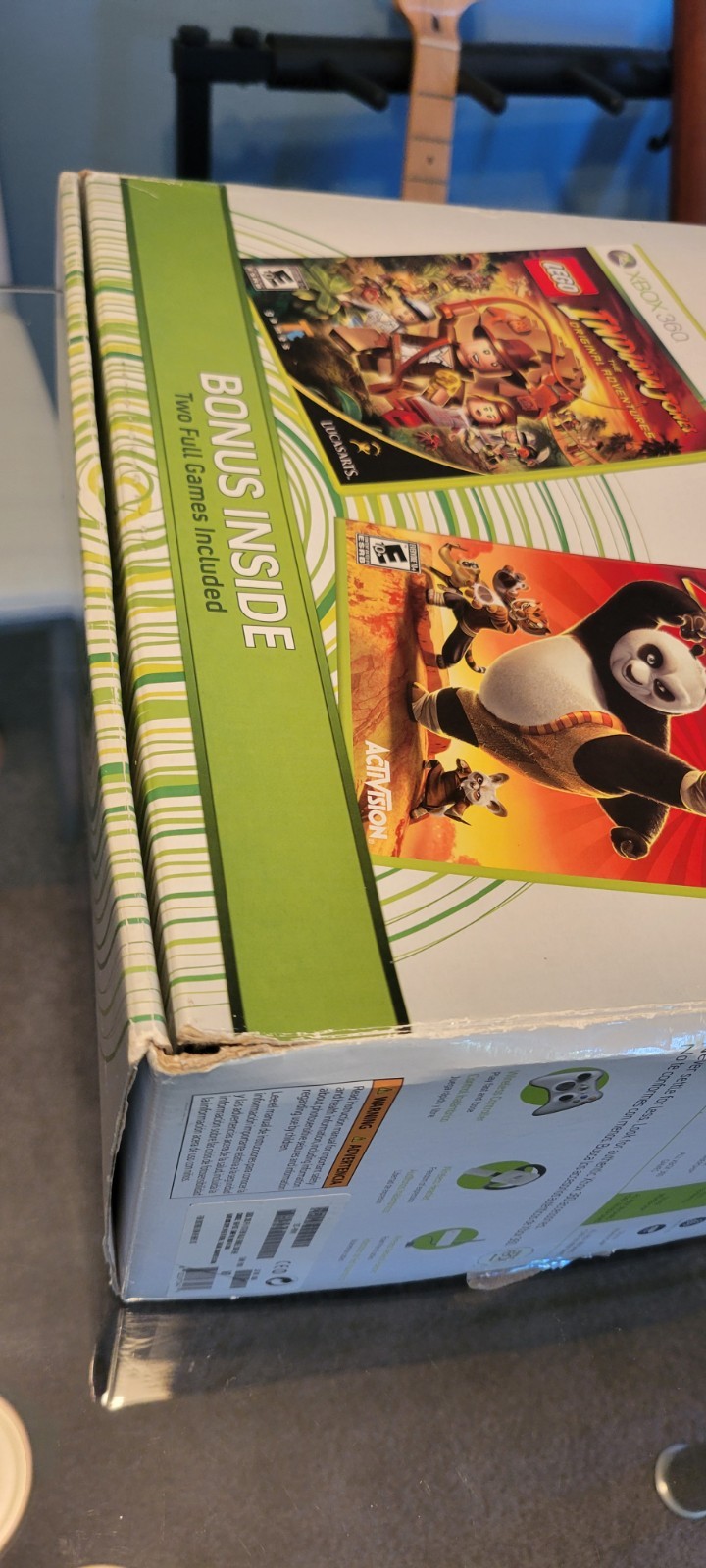 Xbox 360 Pro console 60 GB ,bundled : Kinect Camera,Cabela’s Dangerous Hunts