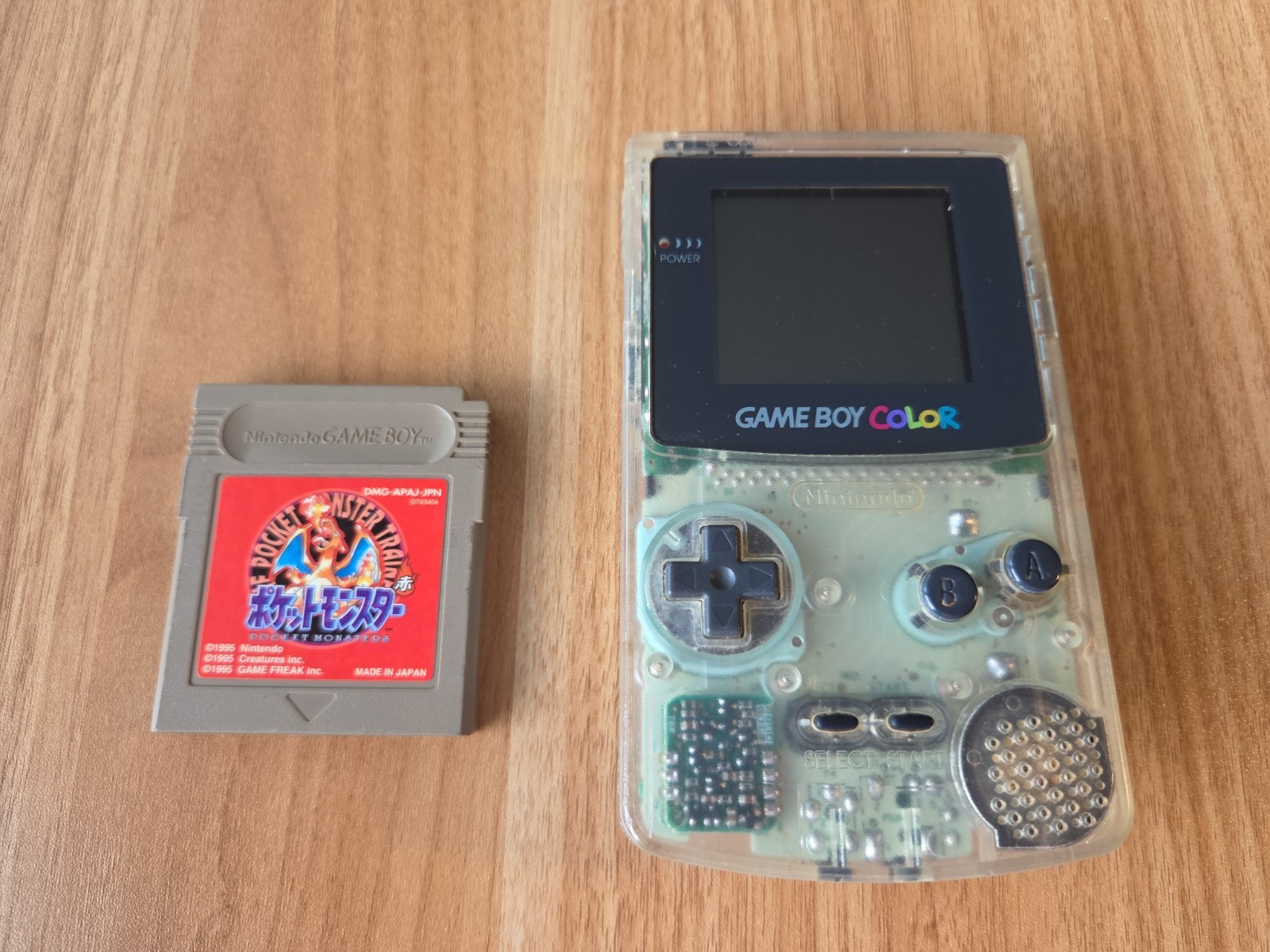 Nintendo Game Boy Color Handheld System – Clear tested works US SELLER