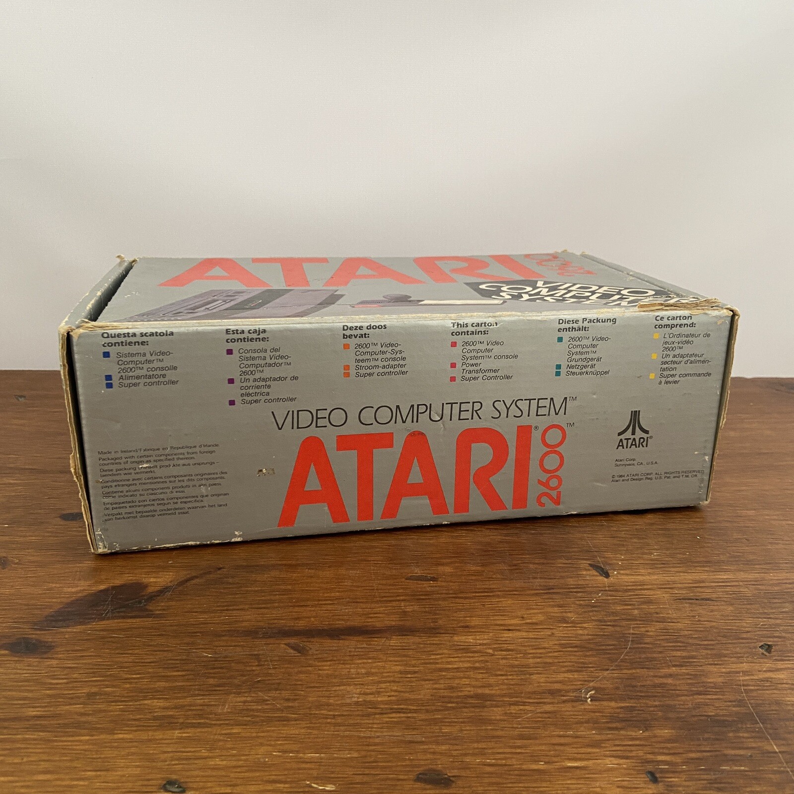 RARE Atari 2600 PAL Video Game System in box