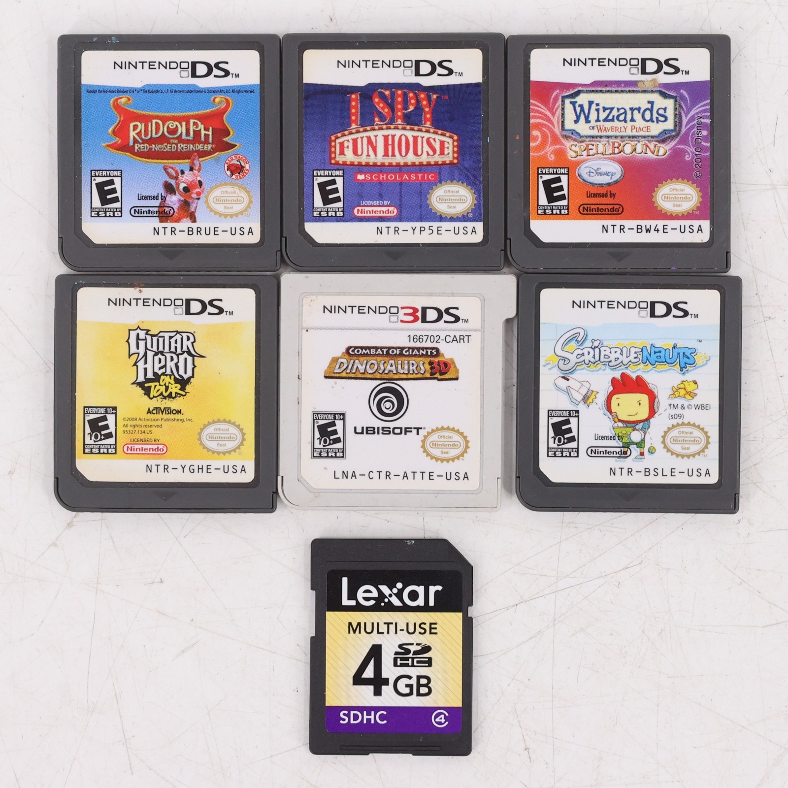 Nintendo 3DS XL Red/Black Console Bundle 6 Games