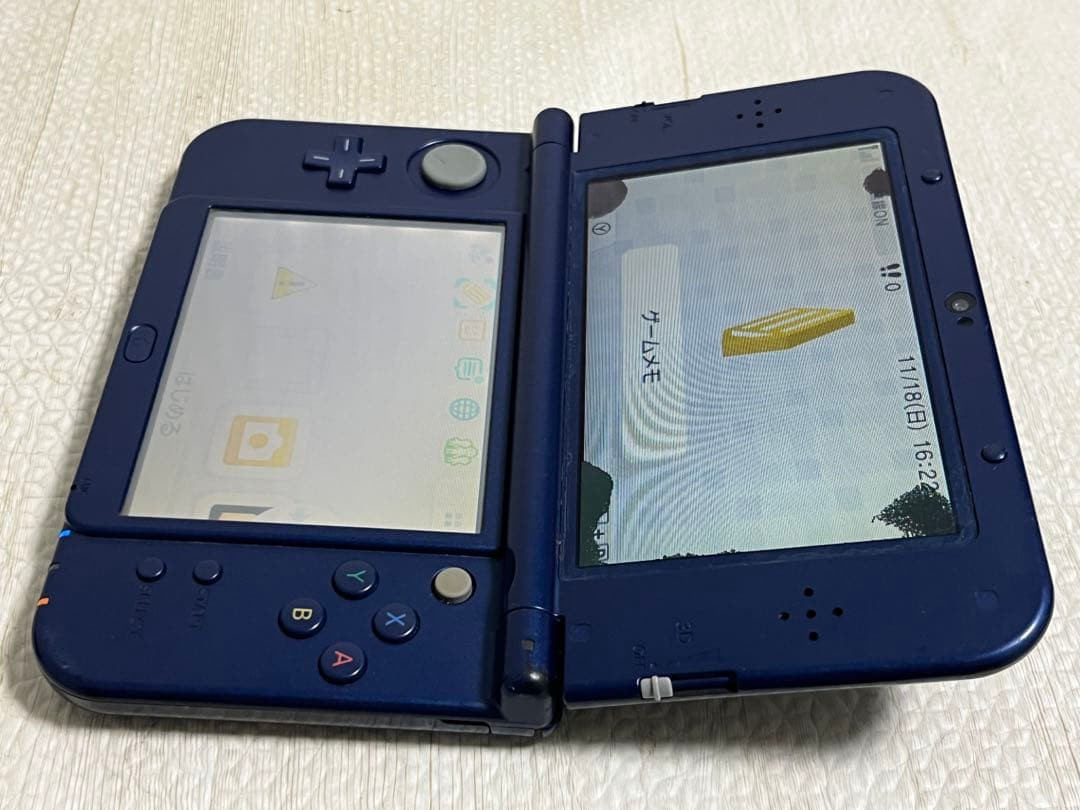 New Nintendo 3DS LL XL Metallic Blue Console System Japan NTSC-J Only 0120