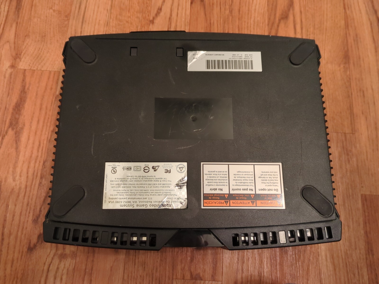Microsoft Xbox Black Console – Tested & Working – New Drive Belt