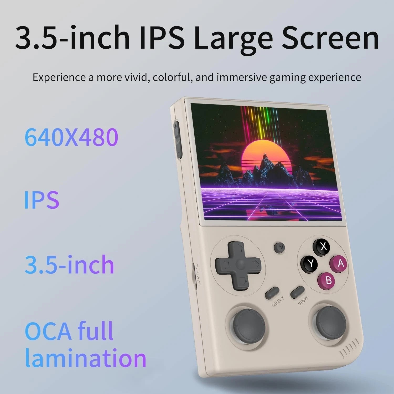 G350 Retro Handheld Game Console , Preload 4371 Games 3.5 Inch IPS Screen 320…
