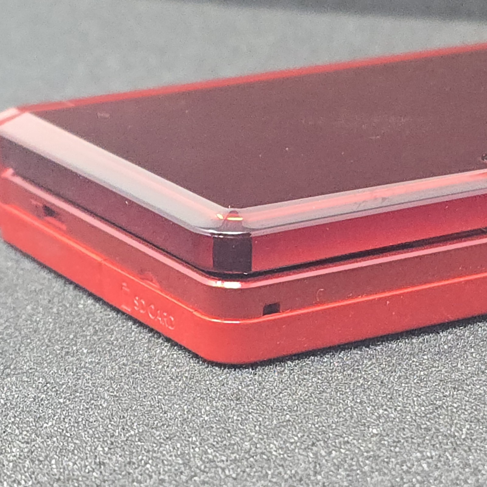Nintendo 3DS Handheld System Flame Red CTR-001 w/ Charger TESTED