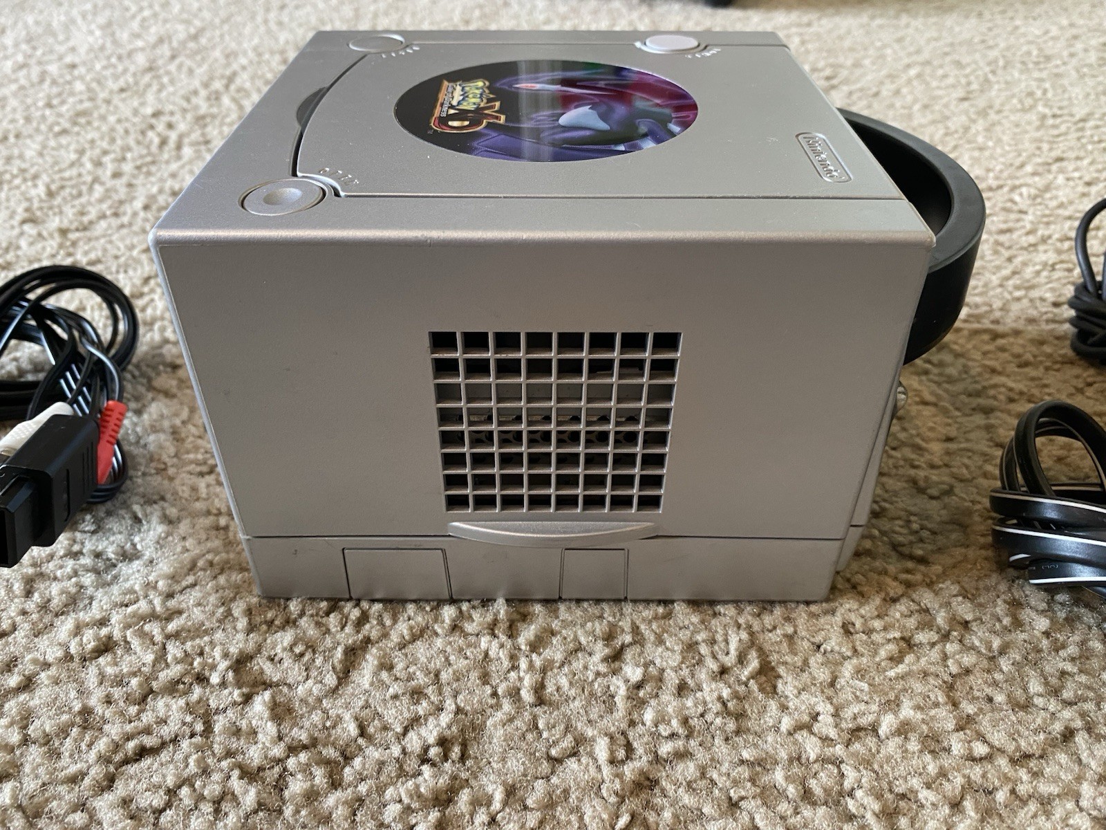 Pokémon Gale Nintendo GameCube Silver Console w/ Cords – TESTED WORKING