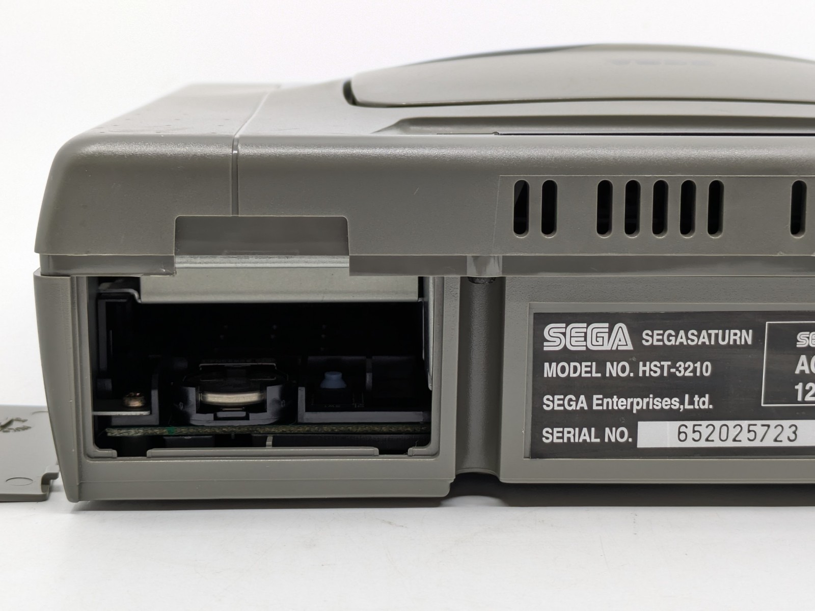 SEGA Saturn HST-3210 Gray Console Complete Set Tested Japan NTSC-J