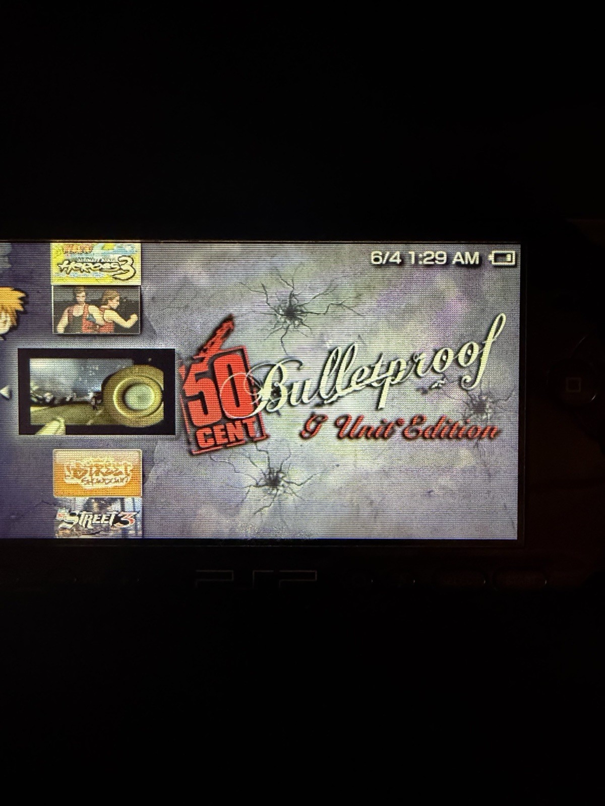 Sony PSP 3001 Portable Handheld Console System Black (games Included)