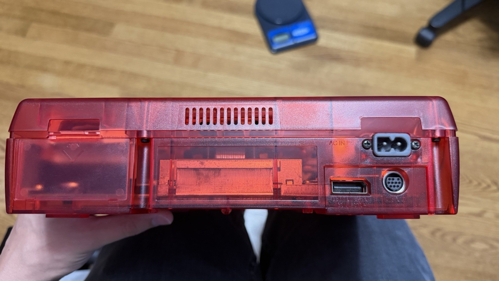 Red Sega Saturn Model 2 Fenrir Recapped 64 GB SD Card FRAM Controller Laser Bear