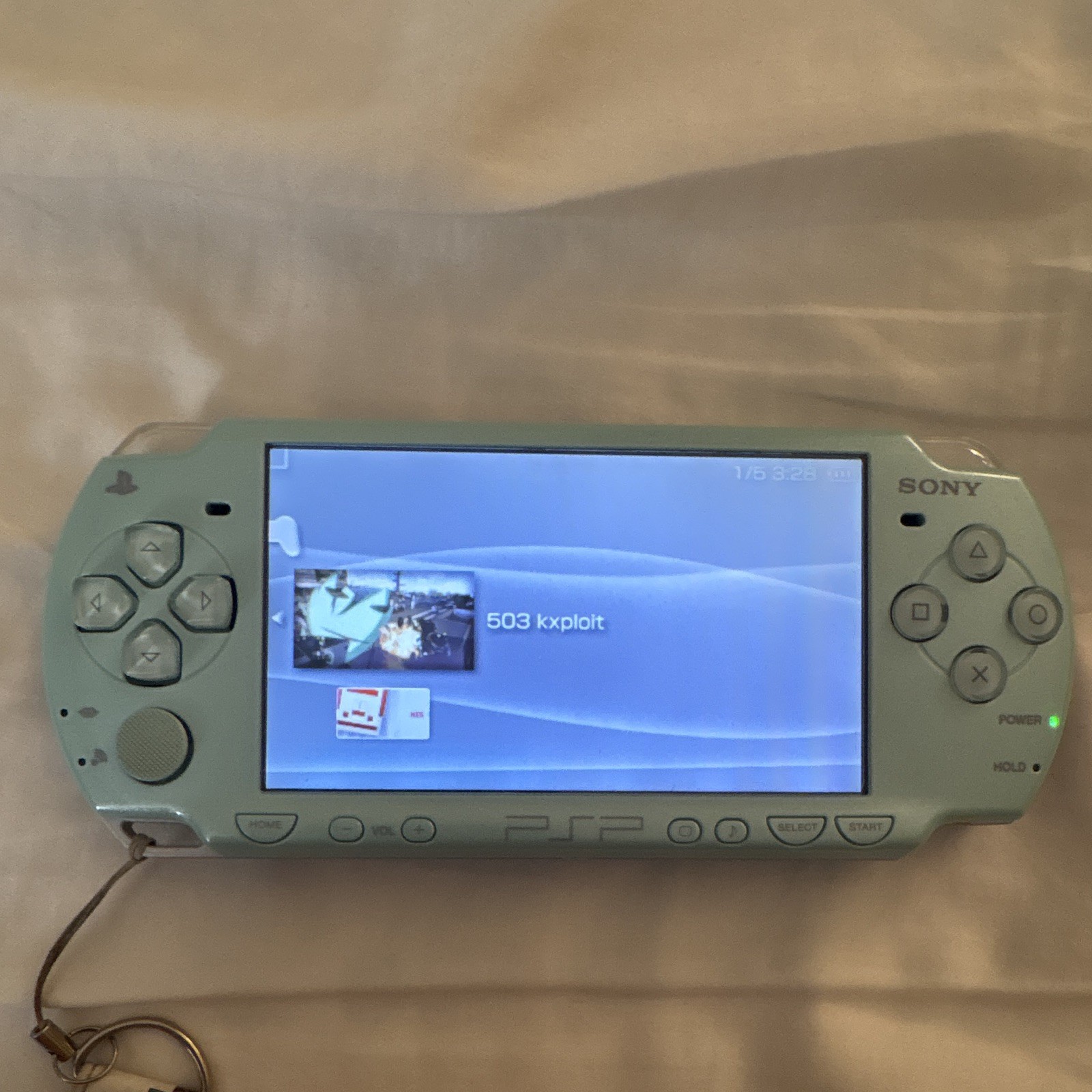 Sony PSP-2000 Felicia Blue Console Japan Tested Working + Case + Shell