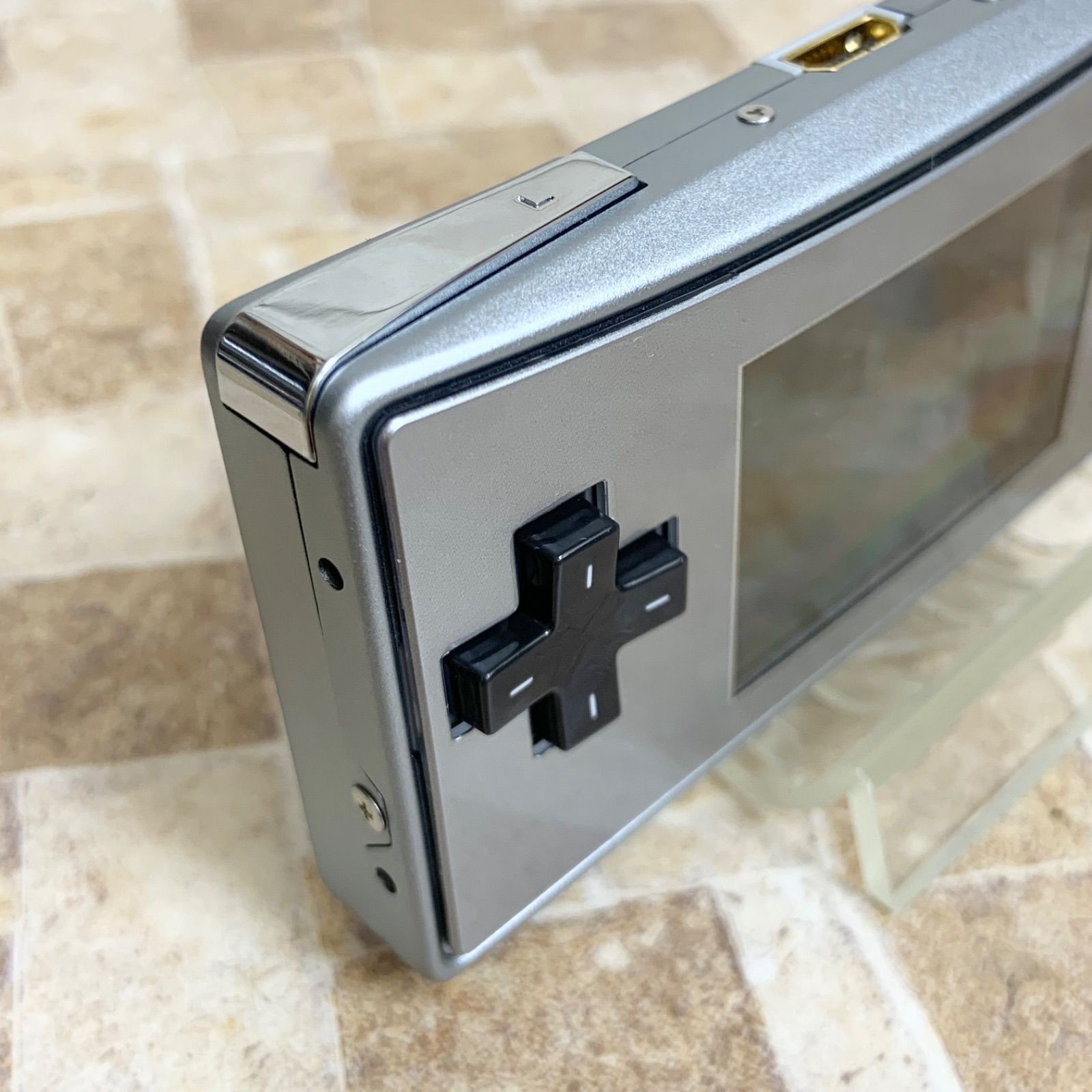 NEW Nintendo Game Boy Micro Silver with AC Charger Boxed Never Used