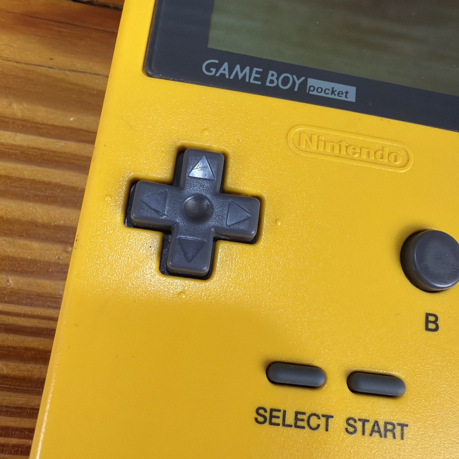 Nintendo Game Boy Pocket Yellow Model MGB-001 Non-Working Parts Only