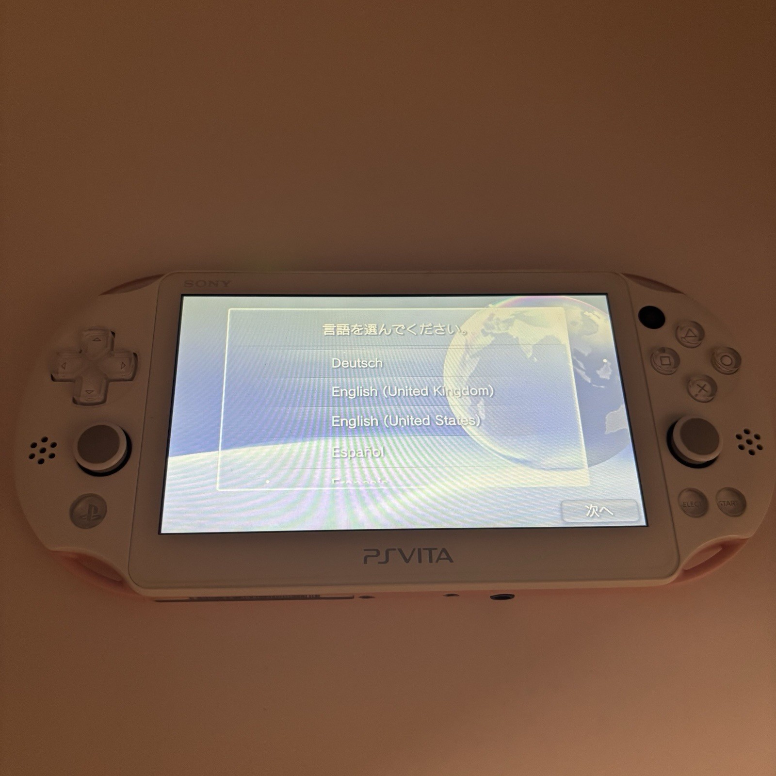 SONY PS Vita PCH-2000 Console Pink Very Good Fast Shipping No joystick drift.