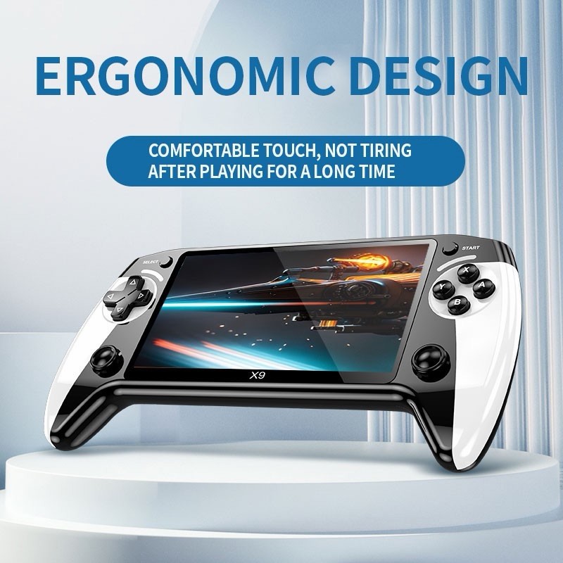 X9 Handheld Game Console 8G 2000+ Games 5.5 Inch 1500mAh Retro Video Game Player