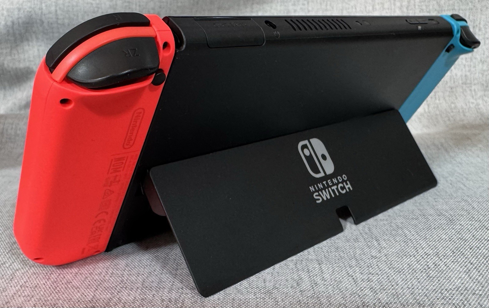 Nintendo Switch OLED Handheld Console – 64GB – Black/Neon Red/Neon
